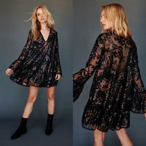 Free People Falling Flowers Frock Dress